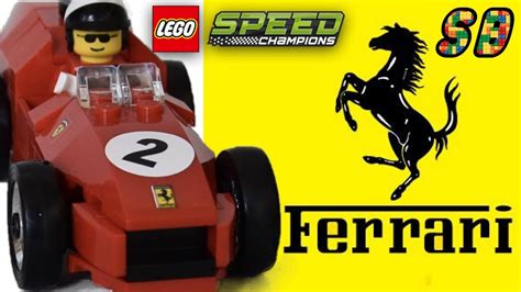 How To Build A Lego Classic F1 Ferrari Racing Car Tutorial Youtube