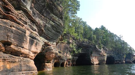 Kayaking Lake Superior Sea Caves