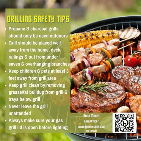 Grilling Safety Tips Grilling Safety Safety Tips Clean Grill