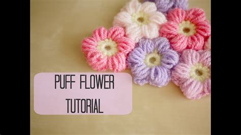 Crochet How To Crochet A Puff Flower Bella Coco Youtube