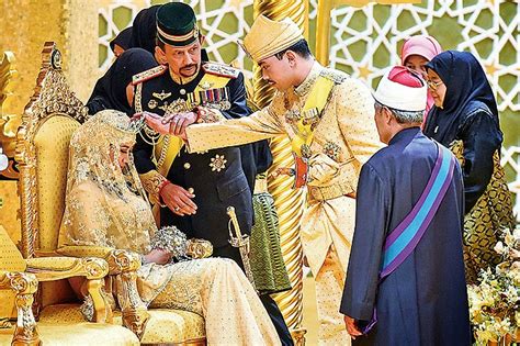 Brunei Royal Wedding 2015 Royal Bersanding Ceremony