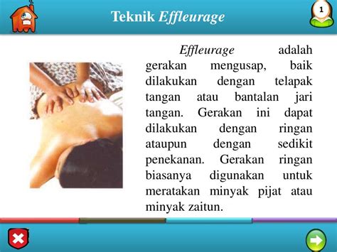 b klasifikasi teknik massage