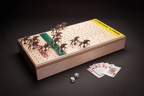 Deluxe Maple Horseracing Game Etsy Wooden Games Wood Games Board