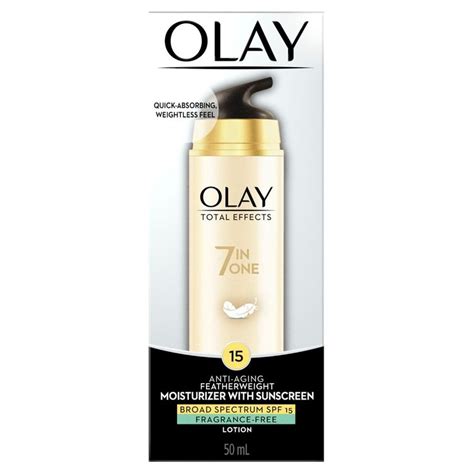 Olay Total Effects Feather Weight Moisturizer With Spf 15 Fragrance