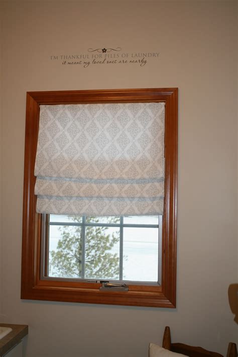 Life And So Much More Diy Faux Roman Shade