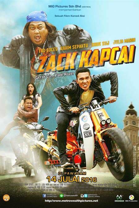 Jangan resync kecuali oleh team msc. Zack Kapcai (2016) Malay Movie DVD (English Sub)