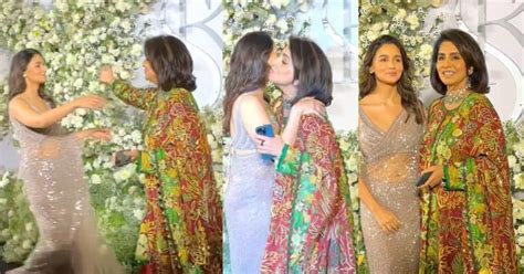 Alia Bhatt And Neetu Kapoor Warm Gesture In Sidharth Malhotra Kiara Advani Reception Netizens