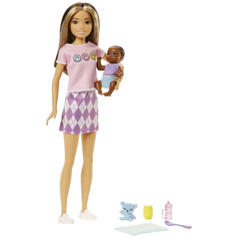Barbie Skipper Babysitters Inc Doll Accessories Set Doll With Two Tone