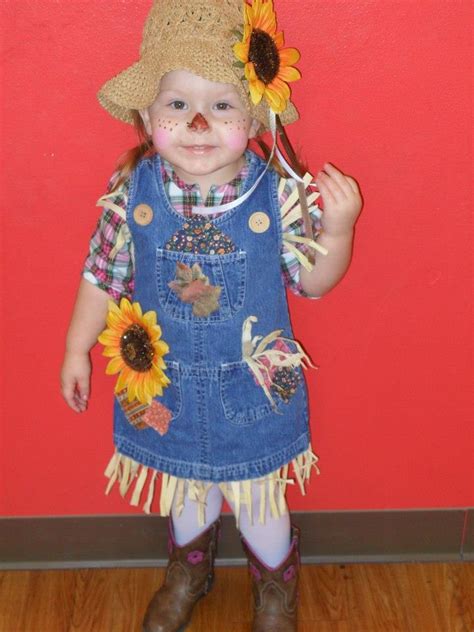 My Little Girl Was A Scarecrow I Made The Costume Myself And It Was A