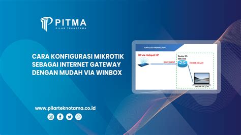 Cara Konfigurasi Mikrotik Sebagai Internet Gateway Dengan Mudah Via Winbox