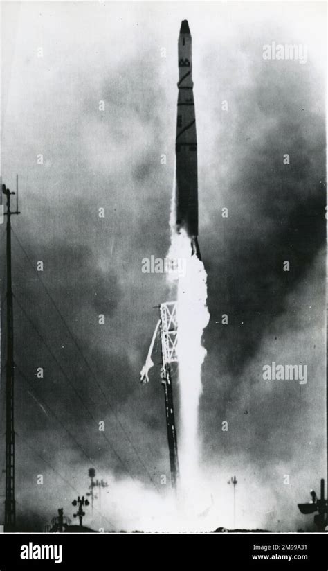 A Thor Agena Rocket Is Launched From Vandenberg Air Force Base