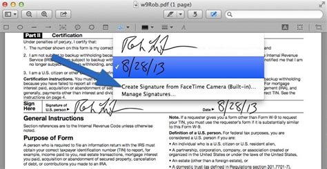 How To Sign A Pdf Form On Your Mac Without Printing It Os X Tips