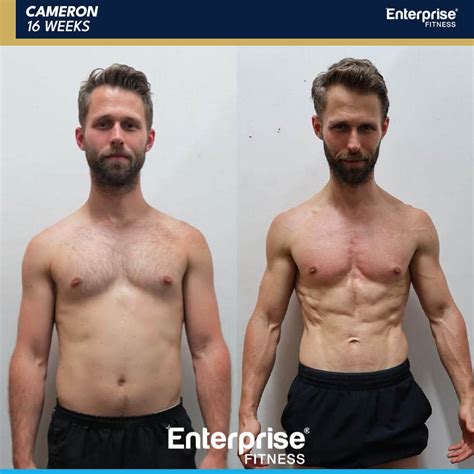 enterprise fitness body transformation male 2 melbourne personal trainers
