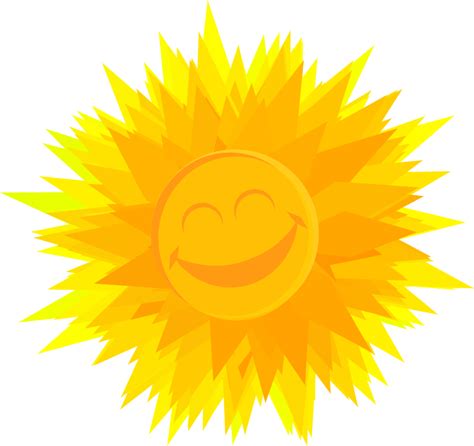 Smiley Sun Openclipart Smiley Clip Art Sun