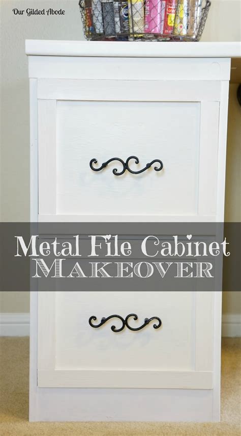 Jump into a diy file cabinet makeover using chalk paints to add a splash of color to your i haven't had any experience with using polyurethane on a metal surfaces, but i have read where some have below are three file cabinet makeover styles that i created, and it only took about three hours over a. Our Gilded Abode: Frugal Craft Space - File Cabinet Makeover