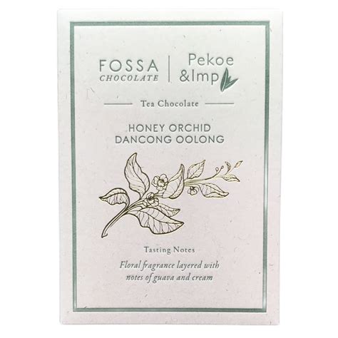 New Fossa Honey Orchid Dancong Oolong Tea Milk Chocolate — Bean To Bar World