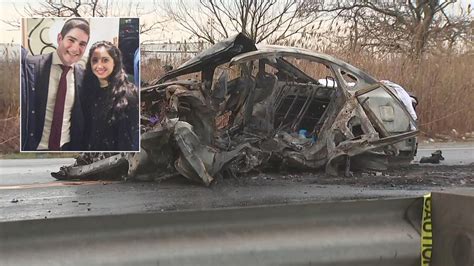 Engaged Couple Killed In Fiery Chain Reaction Crash Laid To Rest As