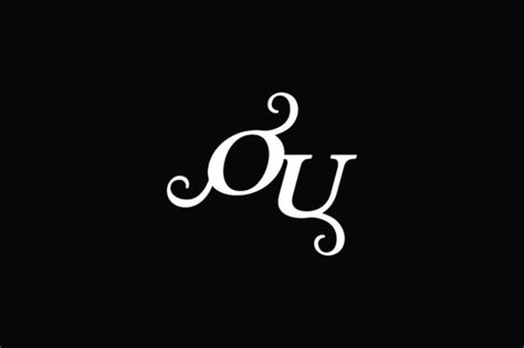Monogram Ou Logo V2 Graphic By Greenlines Studios · Creative Fabrica