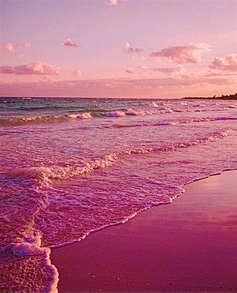 Aesthetic Pink Beach💕💗🌸 Natural Landmarks Beach Pink Beach