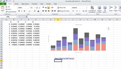 Create Stacked Bar Chart Excel