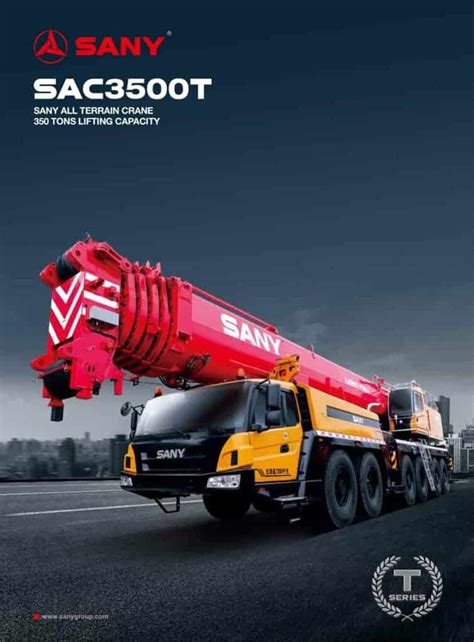 Sany SAC3500T Mobile Crane Load Chart Specification Cranepedia