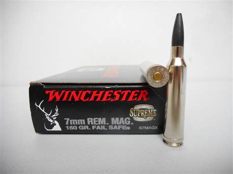 Winchester 7mm Rem Mag 160 Gr Fail Safe Ammunition