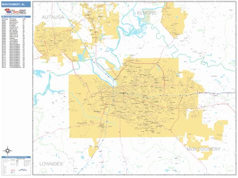 Montgomery Alabama City Limits Map