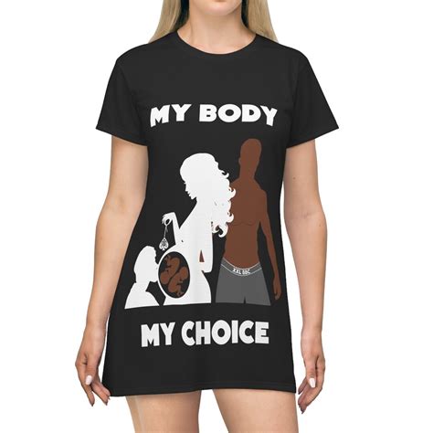 Qos My Body My Choice Black Bred Twins T Shirt Kleid Etsy Schweiz