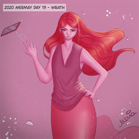 Mermay Day 19 ~ Wrath 2020 By Neiakori On Deviantart