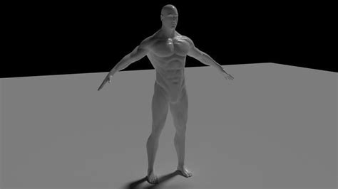 3d Model Human Male Model Vr Ar Low Poly Cgtrader