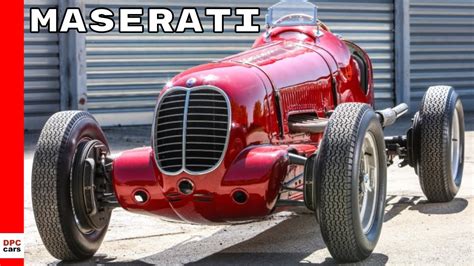 Vintage Maserati Tipo 6cm 1939 Targa Florio Classic Race Car Youtube