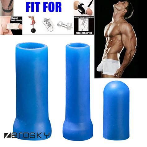 New Silicone Sleeve For Penis Enlargement Extender Stretcher Pump