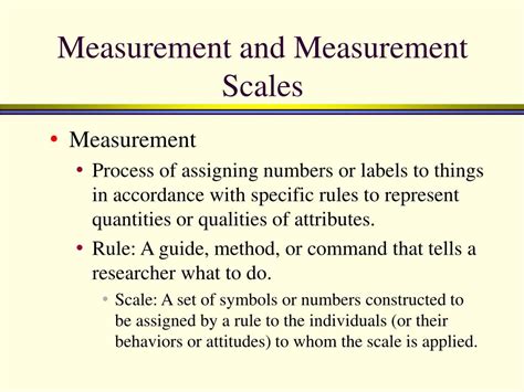 Ppt Measurement And Scales Powerpoint Presentation Free Download