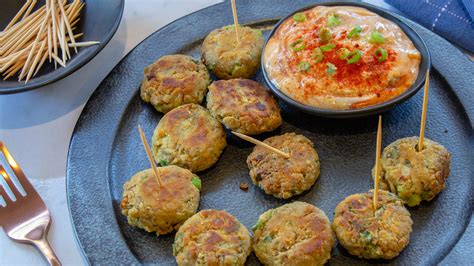Easy recipe to start your day. Mini sardine fish cakes with chipotle tomato mayonnaise ...