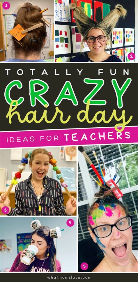Crazy Hair Day Ideas Wacky Babe Hairstyles For Girls Babes Teachers Crazy Hair
