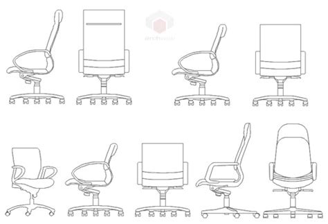 Autocad Office Chair Elevation Blocks Free Download Download Autocad