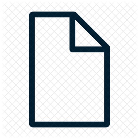 New File Icon Download In Line Style