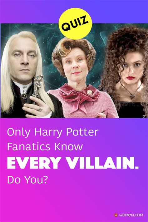 quiz only harry potter fanatics know every villain do you in 2021 harry potter harry