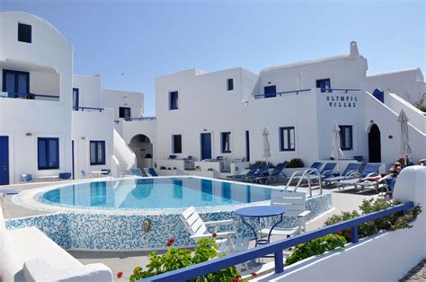 Olympic Villas Hotels In Oia Santorini Greece