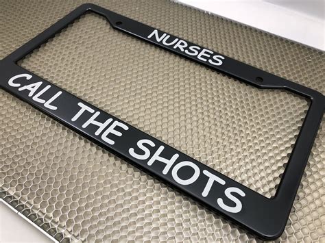 Personalized Car Anodized Aluminum License Plate Frame Available In