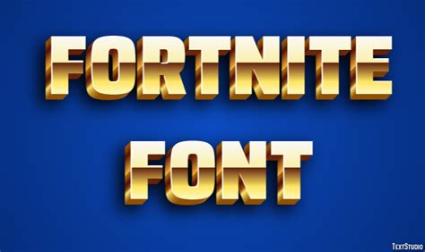 Fortnite Font Text Effect And Logo Design Font