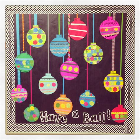 First Grade Blue Skies Easy Ornament Bulletin Board Freebie And Blend