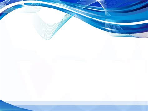 Blue And White Ppt Background Is Wave Lines For Business And Marketing