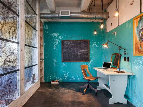The Industrial Style Home Office