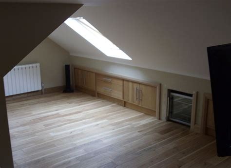 Small Loft Conversion With Built In Eaves Storage Attic Apartment
