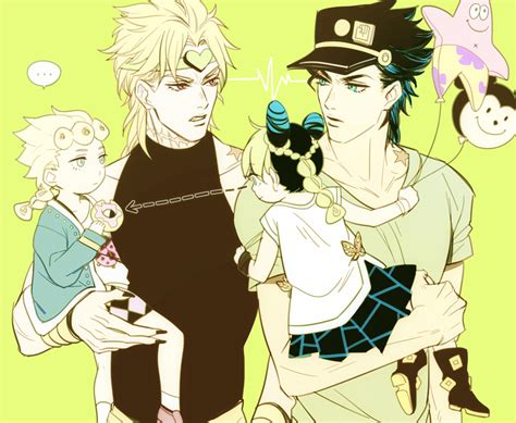 Kujo Jotaro Dio Brando Kujo Jolyne Giorno Giovanna And Patrick Star Jojo No Kimyou Na