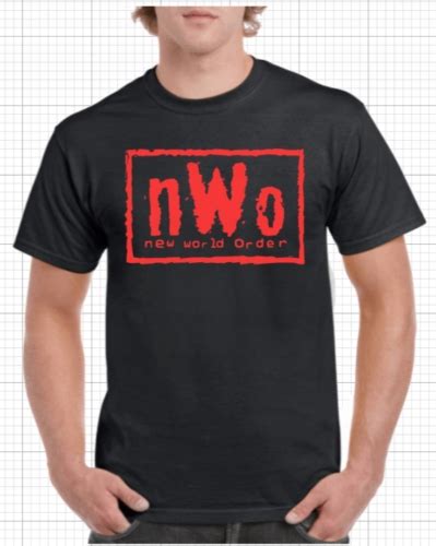 New World Order Nwo Logo Wcw Pro Wrestling T Shirt 12344115470 Allegropl