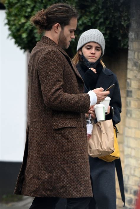 Emma Watson And Boyfriend Leo Robinton Get Coffee On Cute Park Date