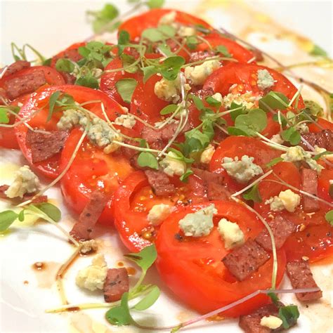 Balsamic Tomato And Blue Cheese Salad Macros Registered Dietitian
