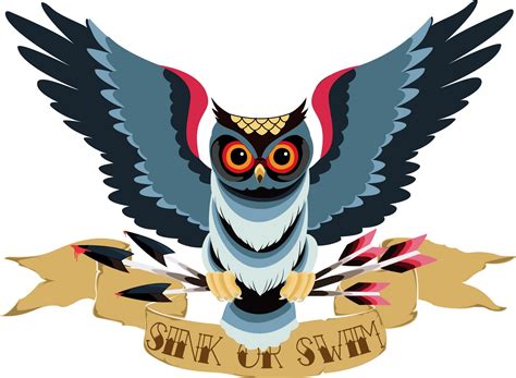 106-998-4591: Owl Illustration